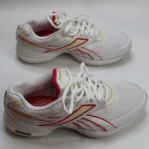Reebok EasyTone Smoothfit White Red Women's Running Shoes Size 6.5